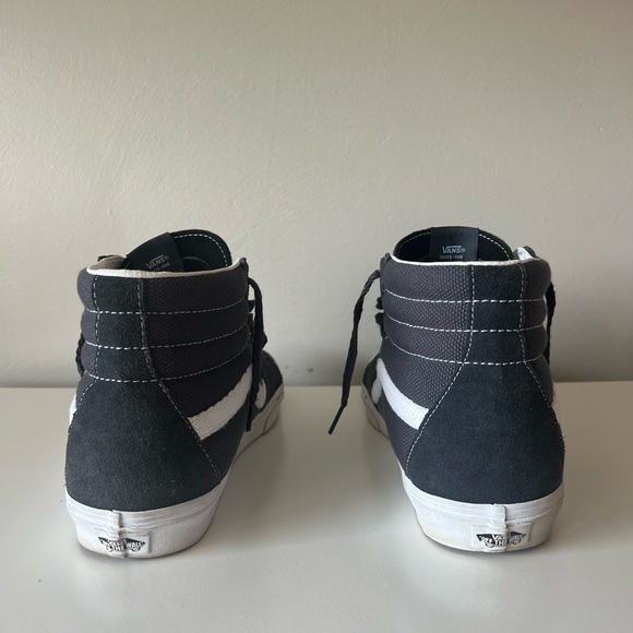 Grey hi-top Vans size 13 - Picture 3 of 4
